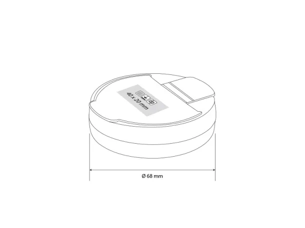 DOSE plastic pill box White