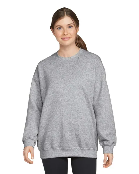 SOFTSTYLE® MIDWEIGHT FLEECE ADULT CREWNECK - Gildan Ideal Oxford Grey