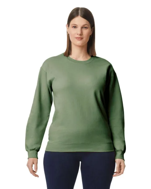 SOFTSTYLE® MIDWEIGHT FLEECE ADULT CREWNECK - Gildan Military Green