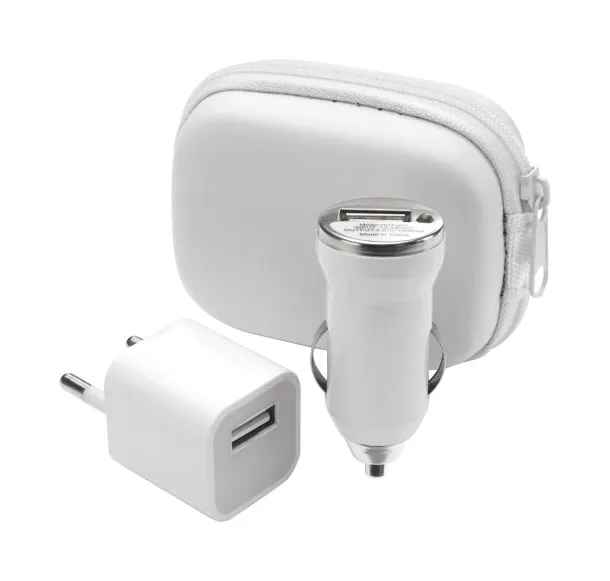 Canox USB charger set White White