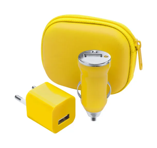 Canox USB charger set Yellow White