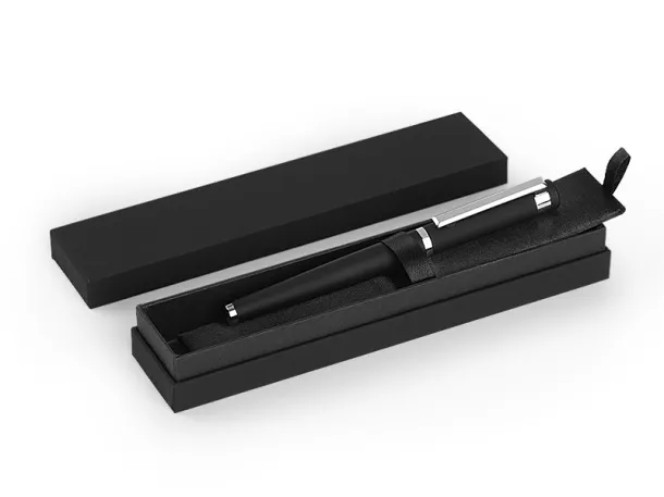 SPIKE R Metal roller pen in a gift box Black