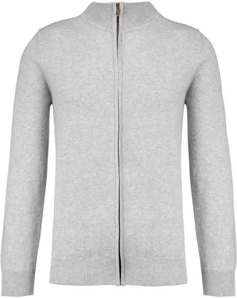  Premium džemper s patentom - Kariban Light Grey Heather