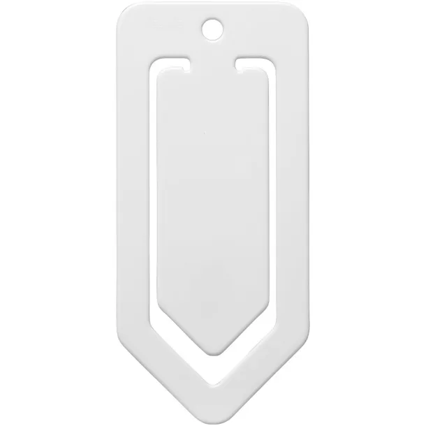 Duko large plastic paper clip - PF Manufactured White