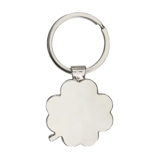 BRAY clover keyring Brown