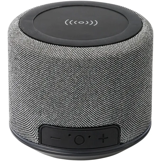 Fiber wireless charging Bluetooth® speaker Solid black