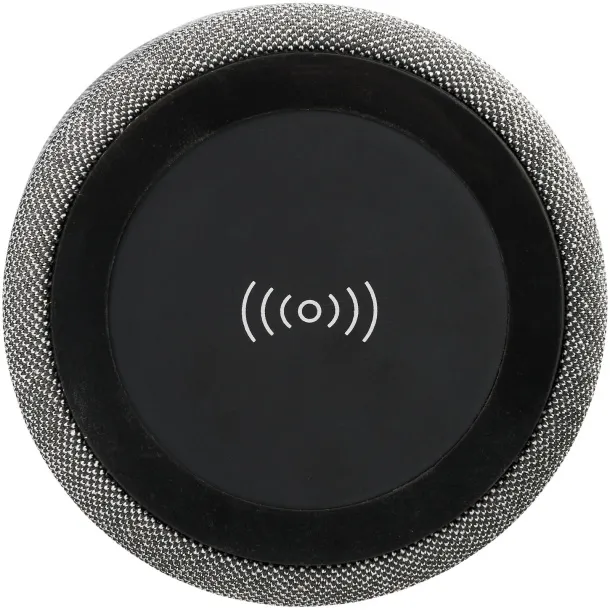 Fiber wireless charging Bluetooth® speaker Solid black