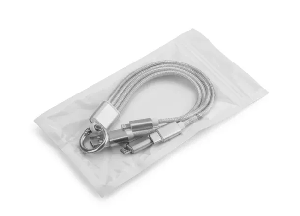 TAUS 3 in 1 USB cable srebrny