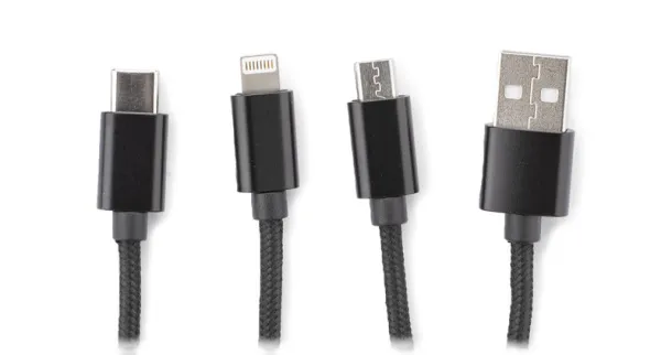 TAUS 3 in 1 USB cable Crna