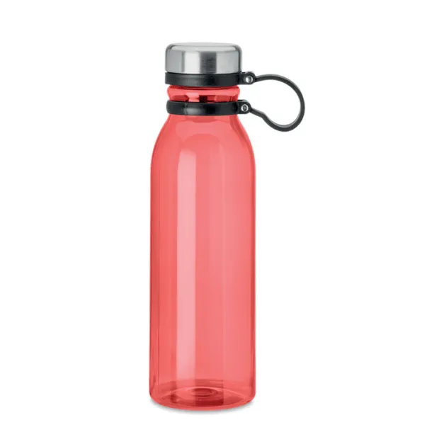 ICELAND RPET RPET bottle with S/S cap 780ml transparent red