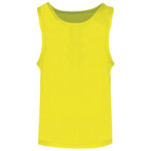  KID'S LIGHTWEIGHT MESH MULTISPORT BIB - Proact Fluorescent Yellow