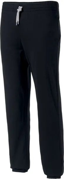  UNISEX LIGHTWEIGHT COTTON TRACKSUIT BOTTOMS - 190 g/m² - Proact Black