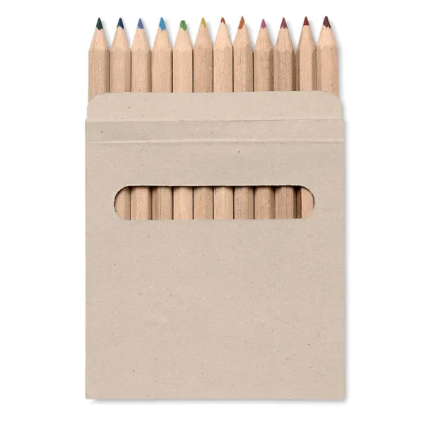 ARCOLOR 12 coloured pencils set Brown