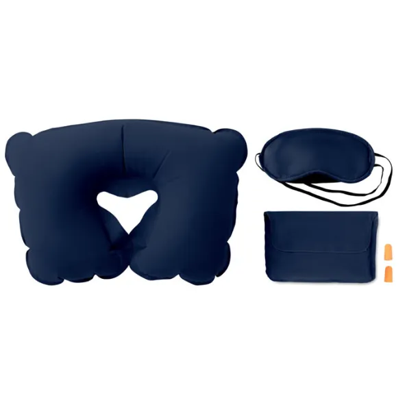 TRAVELPLUS Set w/ pillow, eye mask, plugs Blue