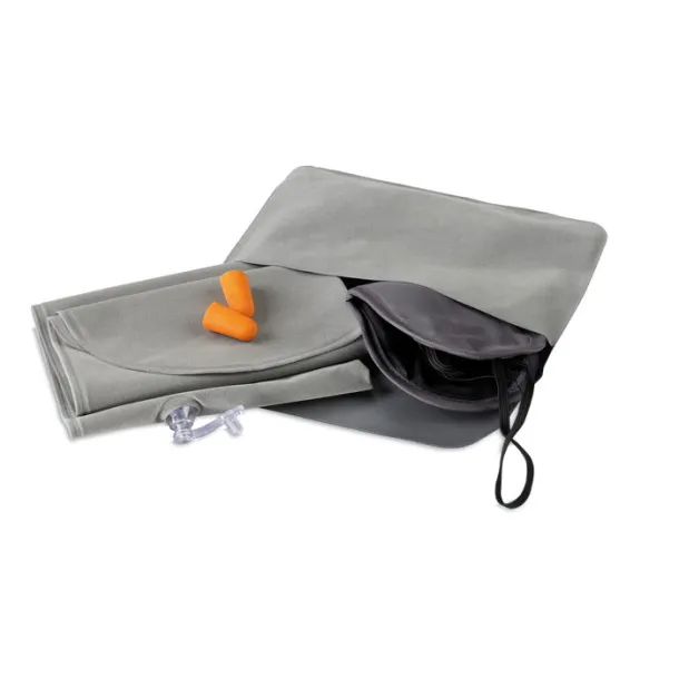 TRAVELPLUS Set w/ pillow, eye mask, plugs Grey