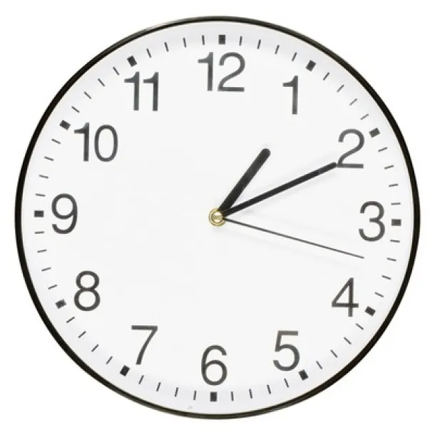  Wall clock Crna