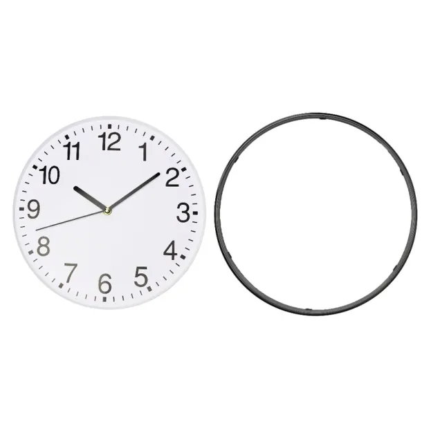  Wall clock Crna