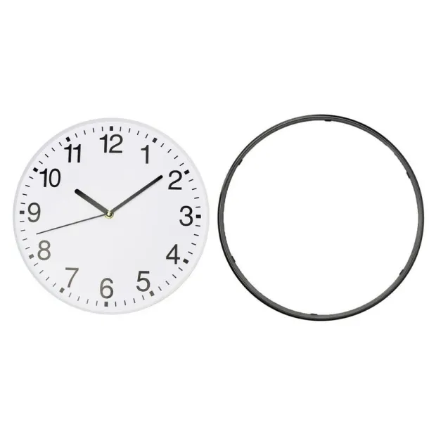  Wall clock Crna