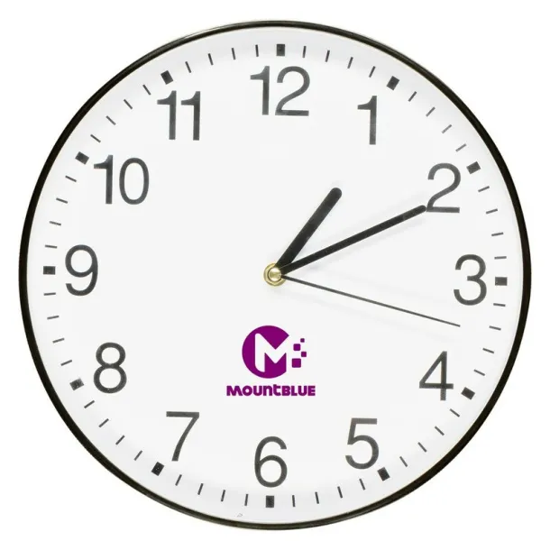  Wall clock Crna