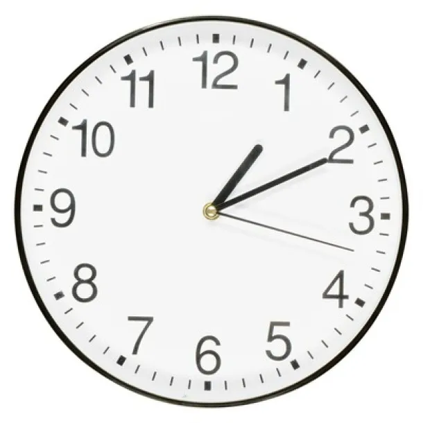  Wall clock Crna