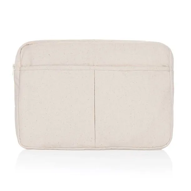  Laluka AWARE™ recycled cotton 15.6 inch laptop sleeve - XD Collection Bijela 