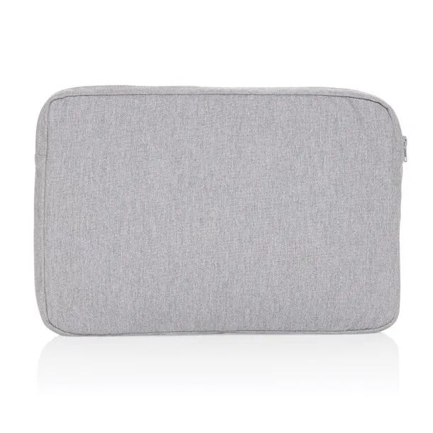  Laluka AWARE™ recycled cotton 15.6 inch laptop sleeve - XD Collection Grey 