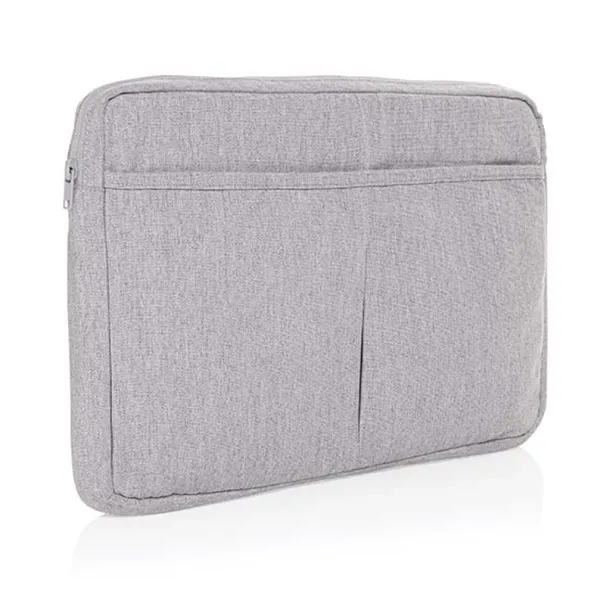  Laluka AWARE™ recycled cotton 15.6 inch laptop sleeve - XD Collection Grey 