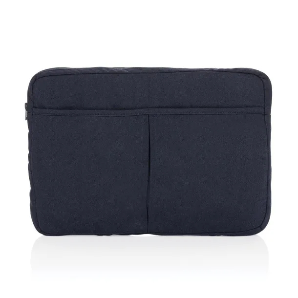  Laluka AWARE™ recycled cotton 15.6 inch laptop sleeve - XD Collection blue 