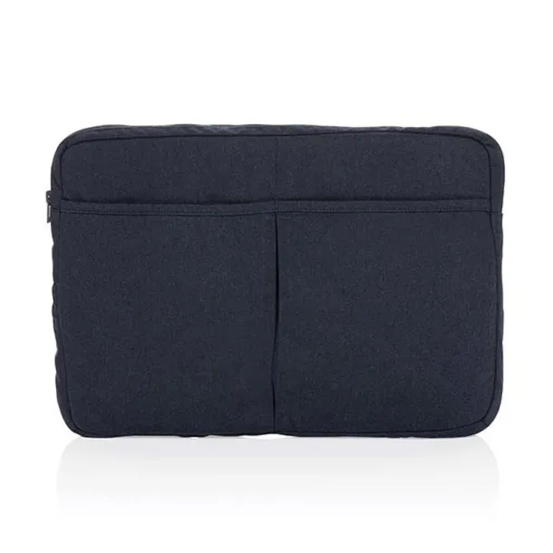  Laluka AWARE™ recycled cotton 15.6 inch laptop sleeve - XD Collection blue 