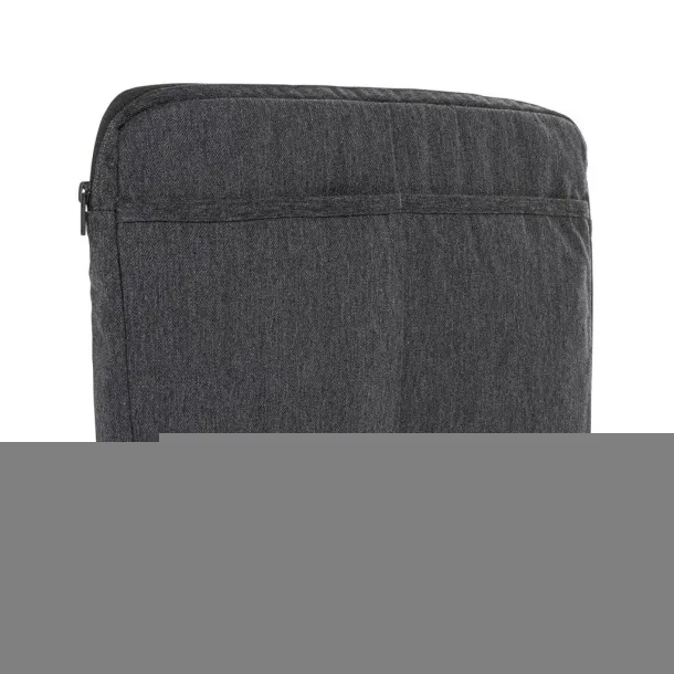  Laluka AWARE™ recycled cotton 15.6 inch laptop sleeve - XD Collection Anthracite 