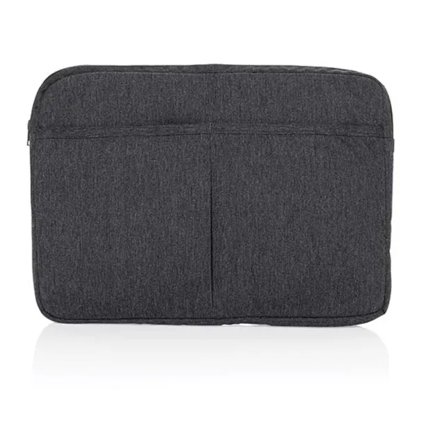  Laluka AWARE™ recycled cotton 15.6 inch laptop sleeve - XD Collection Anthracite 