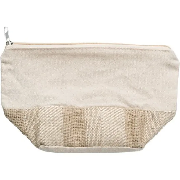  Cotton cosmetic bag brown