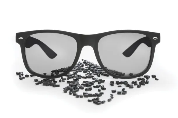  GRS recycled plastic sunglasses - XD Collection Black 