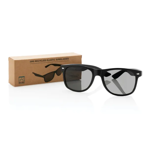  GRS recycled plastic sunglasses - XD Collection Black 