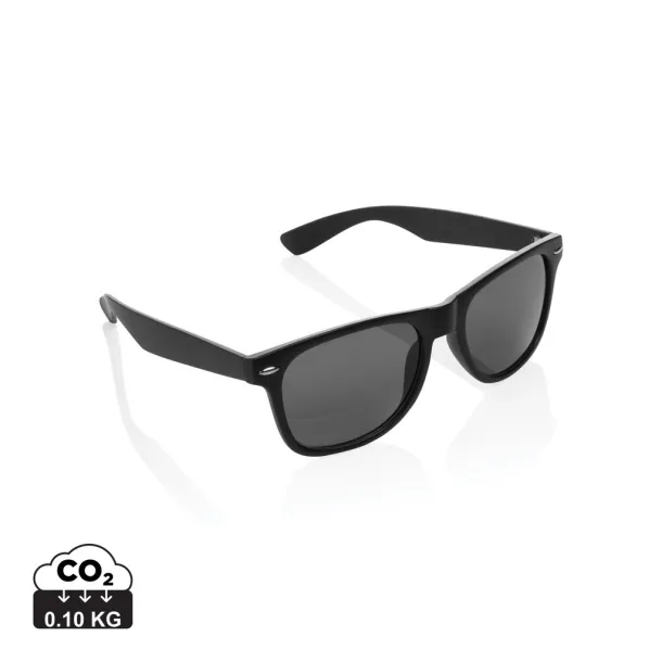  GRS recycled plastic sunglasses - XD Collection Black 