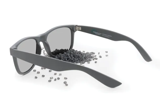  GRS recycled plastic sunglasses - XD Collection Anthracite 