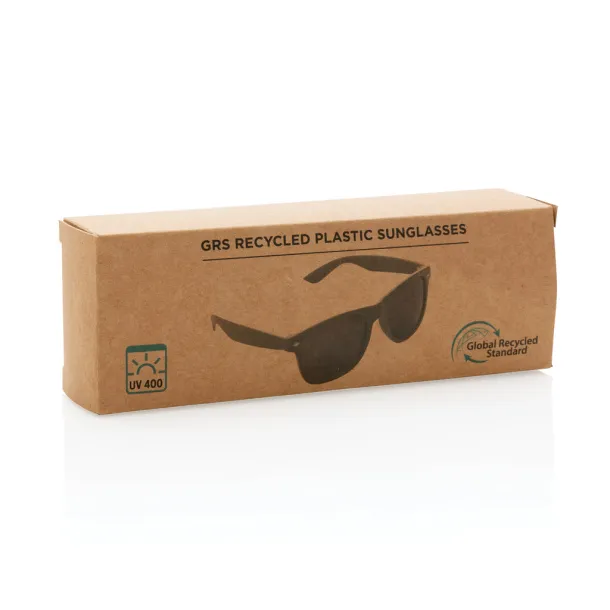  GRS recycled plastic sunglasses - XD Collection Anthracite 