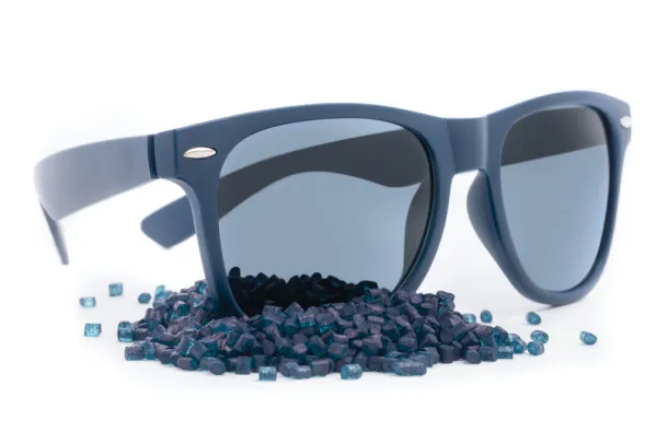  GRS recycled plastic sunglasses - XD Collection Navy Blue 