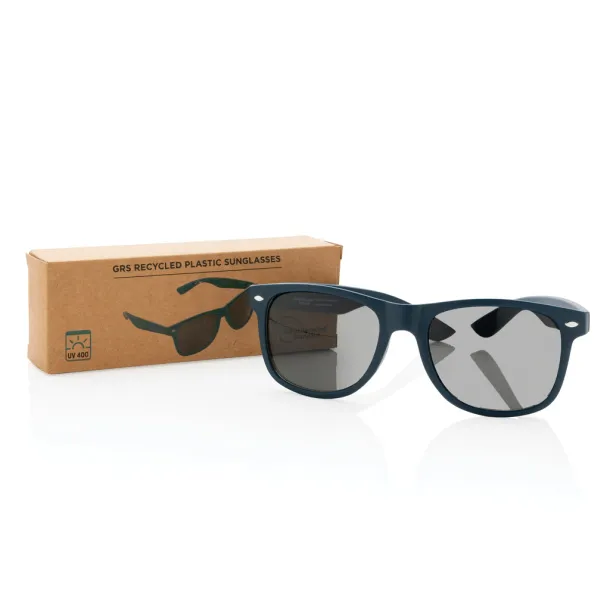  GRS recycled plastic sunglasses - XD Collection Navy Blue 