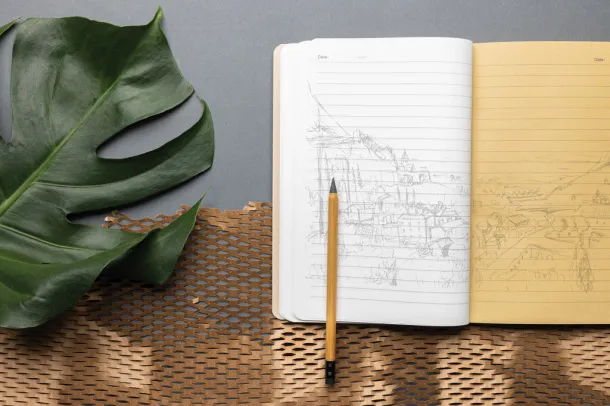 Elowen A5 tree free notes - XD Collection brown 