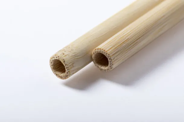 Piltu bamboo straw set Natural