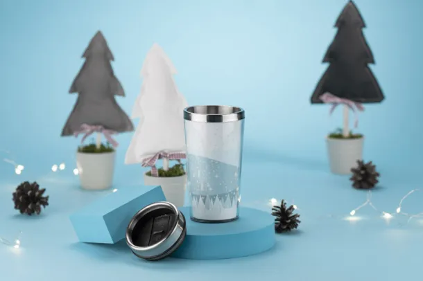 XMAS Travel mug  450 ml White