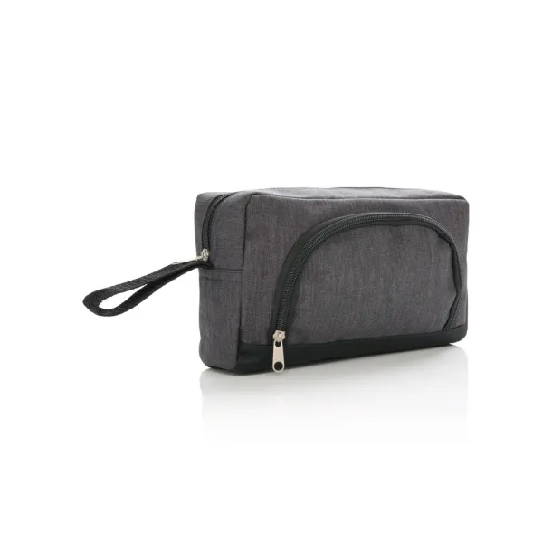  Classic two tone toiletry bag - XD Collection 446 Black