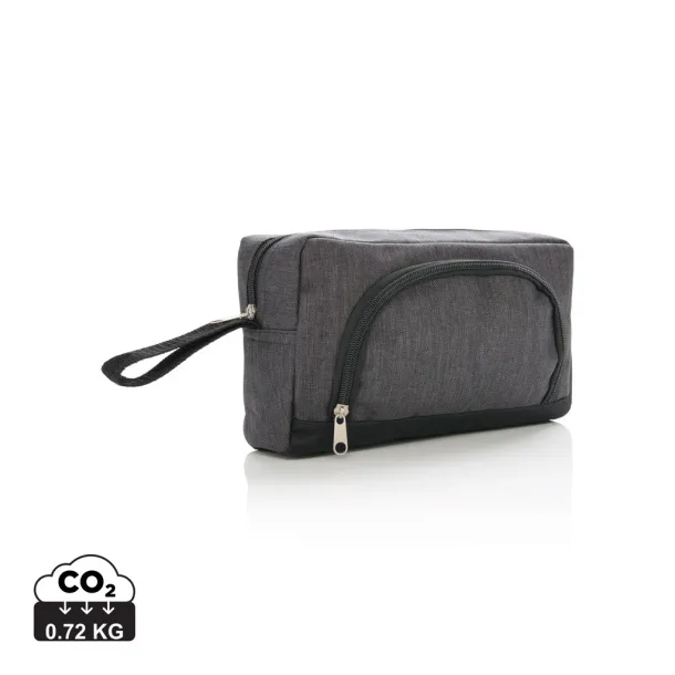  Classic two tone toiletry bag - XD Collection 446 Black