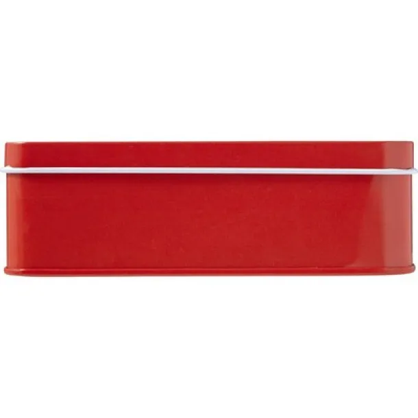  First aid kit in tin red