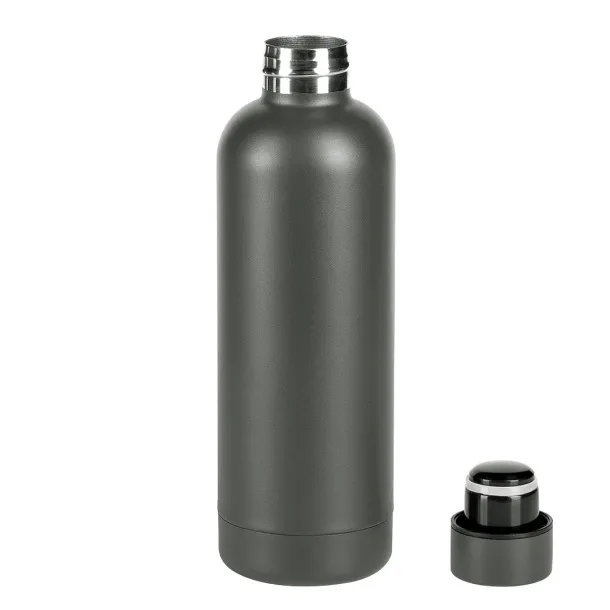 FLOW Vacuum insulated bottle, 500 ml - CASTELLI Gray