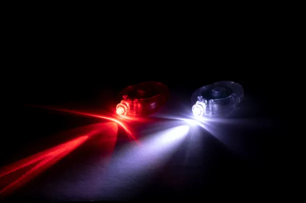 Dullux bicycle security light set White Red