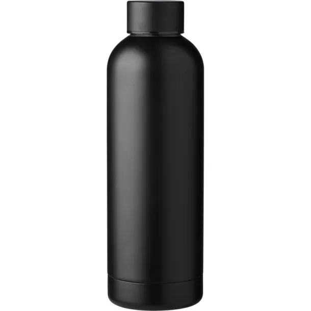  Thermo bottle 500 ml made from recycled stainless steel black