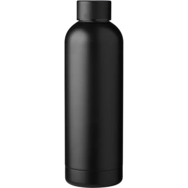  Thermo bottle 500 ml made from recycled stainless steel black