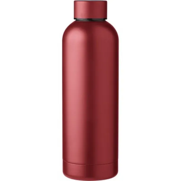  Thermo bottle 500 ml made from recycled stainless steel burgundy